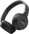 Front. JBL - Tune 660NC On-Ear Noise Cancelling Wireless Headphones - Black.