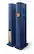 Angle. KEF - LS60 Wireless Floorstanding Speakers Pair - ROYAL BLUE.