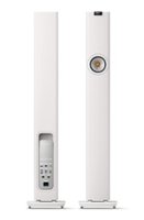 KEF - LS60 Wireless Floorstanding Speakers Pair - WHITE - Front_Zoom