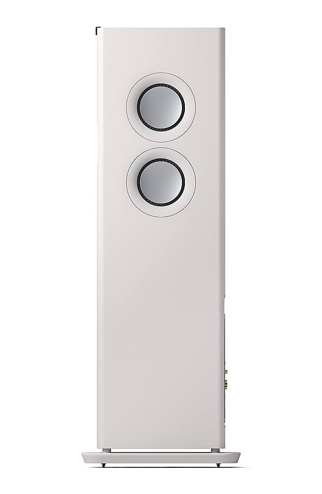 Left. KEF - LS60 Wireless Floorstanding Speakers Pair - WHITE.