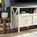 Alt View 31. Walker Edison - 60" Modern Farmhouse Solid Wood TV Stand for Most TVs up to 65” - Grey/White Wash.