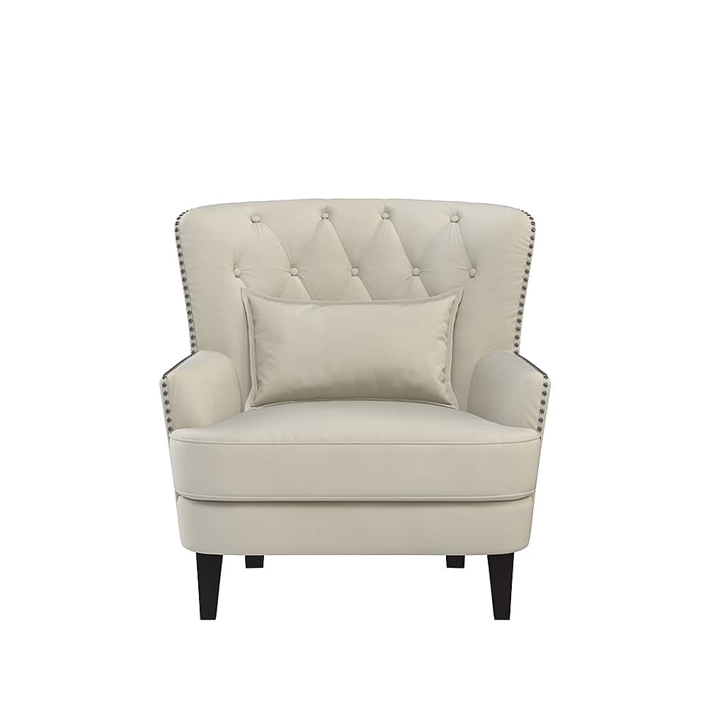 Tafton tufted club chair deals and ottoman