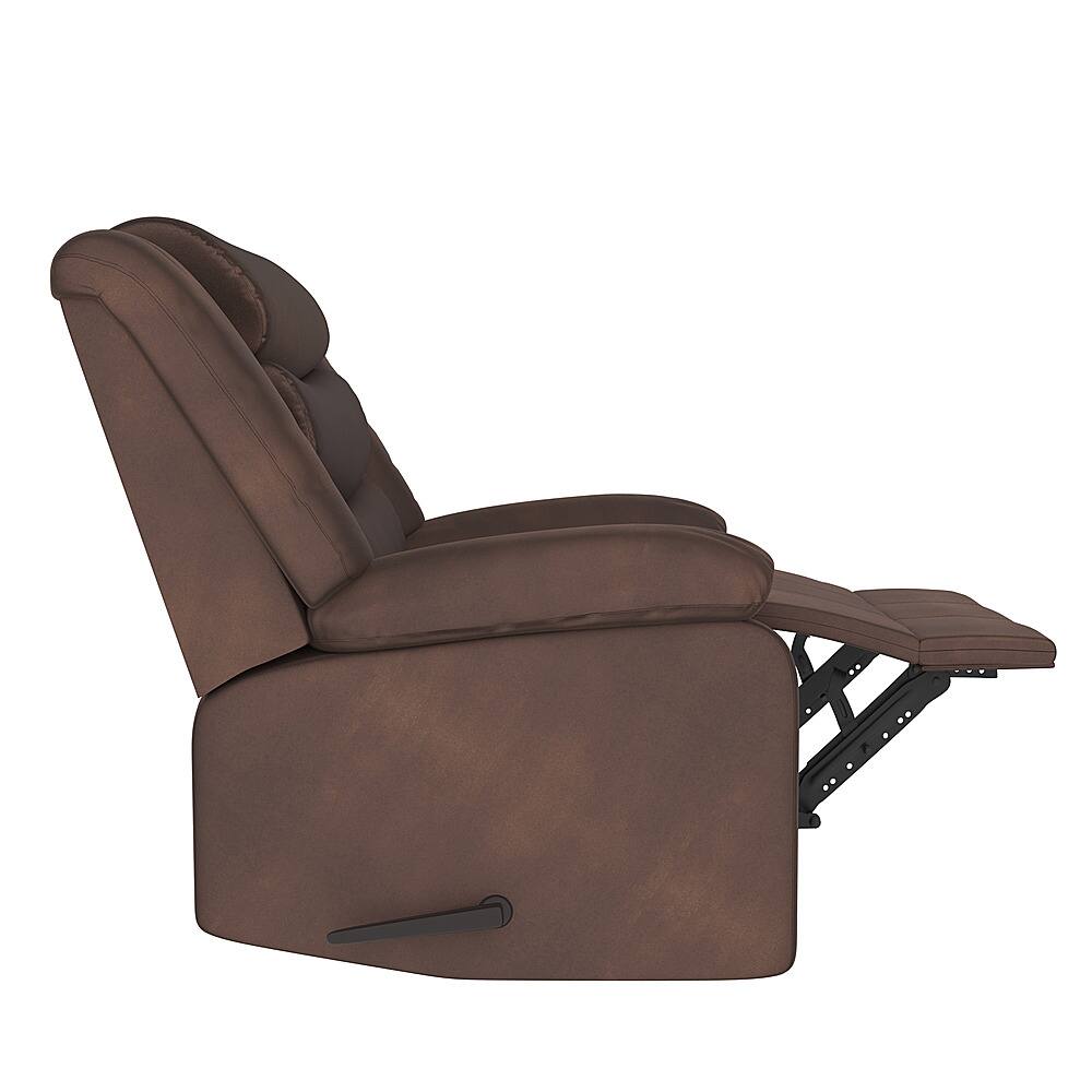 Lifestyle solutions hudson single chair microfiber manual recliner online cedar