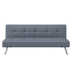 Serta - Corlanus Convertible Sofa - Light Grey - Front_Zoom