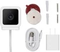 Angle. Wyze - Cam v3 with Color Night Vision, 1080p HD Indoor/Outdoor Security Camera, Alexa and Google Assistant, 2-Pack - White.