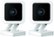 Front. Wyze - Cam v3 with Color Night Vision, 1080p HD Indoor/Outdoor Security Camera, Alexa and Google Assistant, 2-Pack - White.