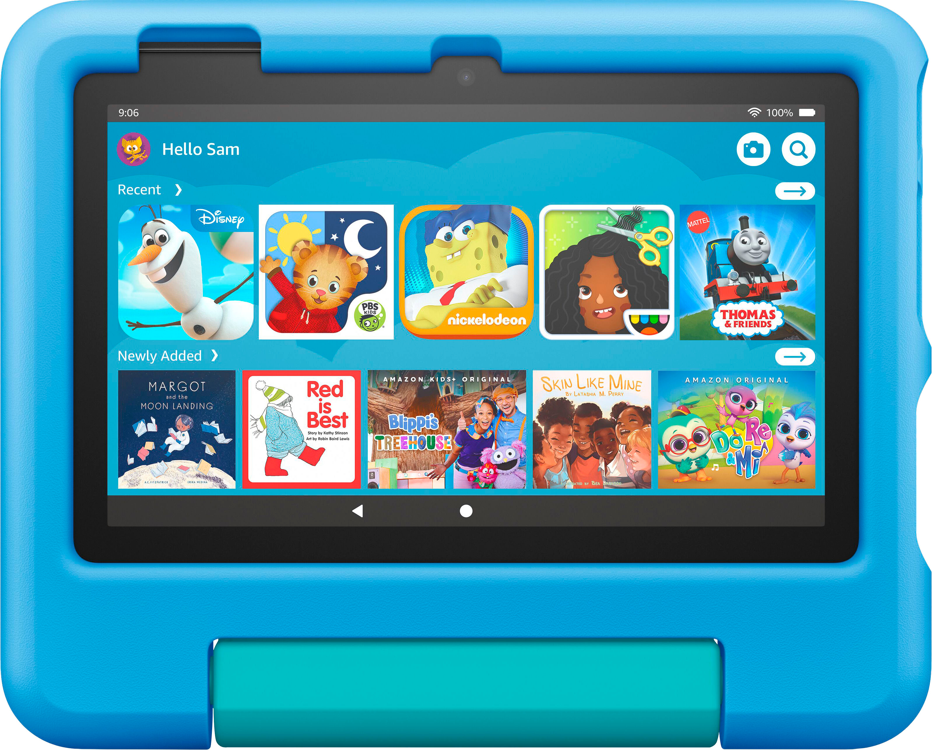 Fire 7 Kids Edition Tablet 16 GB 7" Display Blue Kid-Proof Case 
