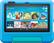 Front. Amazon - Fire 7 Kids Ages 3-7 (2022) 7" tablet with Wi-Fi 32 GB - Blue.