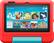 Front. Amazon - Fire 7 Kids Ages 3-7 (2022) 7" tablet with Wi-Fi 16 GB - Red.