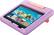 Angle. Amazon - Fire 7 Kids Ages 3-7 (2022) 7" tablet with Wi-Fi 16 GB - Purple.