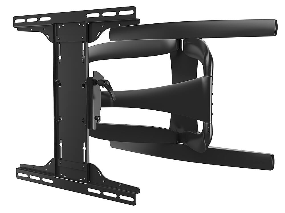 Front. Peerless-AV - Articulating TV Wall Mount for 55-77" Displays for OLED - Black.