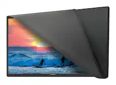Front. Peerless-AV - Dust Cover for 65" Neptune TV - BLACK.