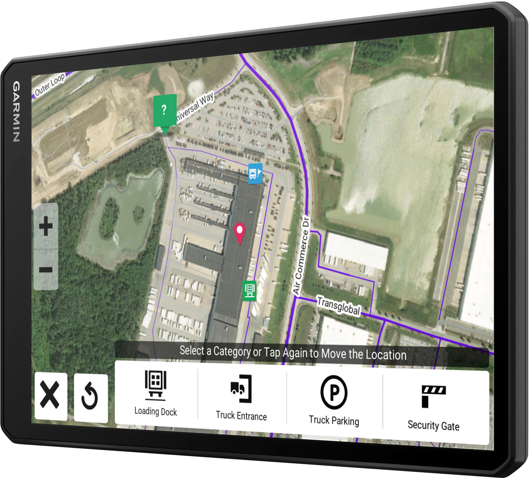 Left View: TomTom - GO Expert 6" GPS with Built-In Bluetooth, Map and Traffic Updates - Black