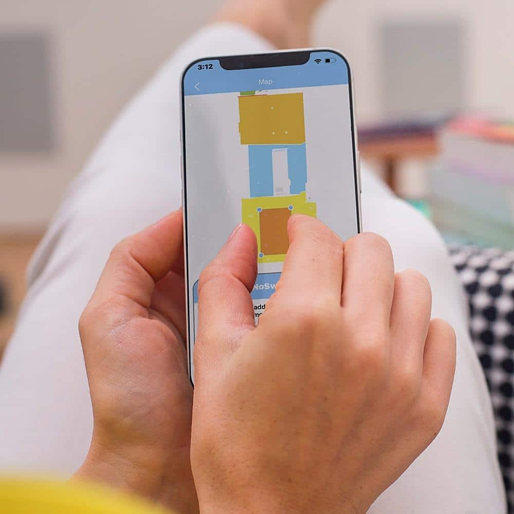 Zoom in on Alt View Zoom 12. bObsweep - PetHair SLAM Wi-Fi Connected Robot Vacuum and Mop - Jet.