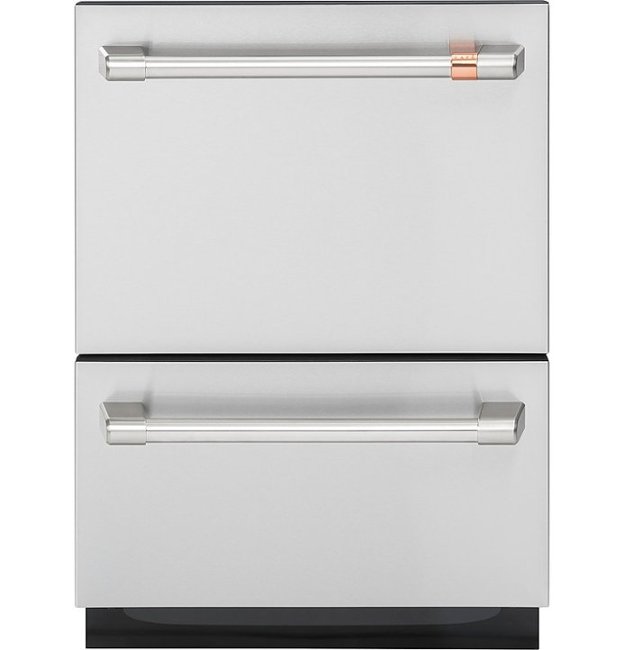 Café - 24" Top Control Built-In Double Drawer Dishwasher, Customizable - Stainless Steel_0