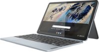 Lenovo - IdeaPad Duet 3 Chromebook Laptop - 11" 2K Touchscreen 2-in-1 Tablet - Snapdragon 7cG2 - 4G RAM - 128G eMMC - Keyboard - Misty Blue - Front_Zoom