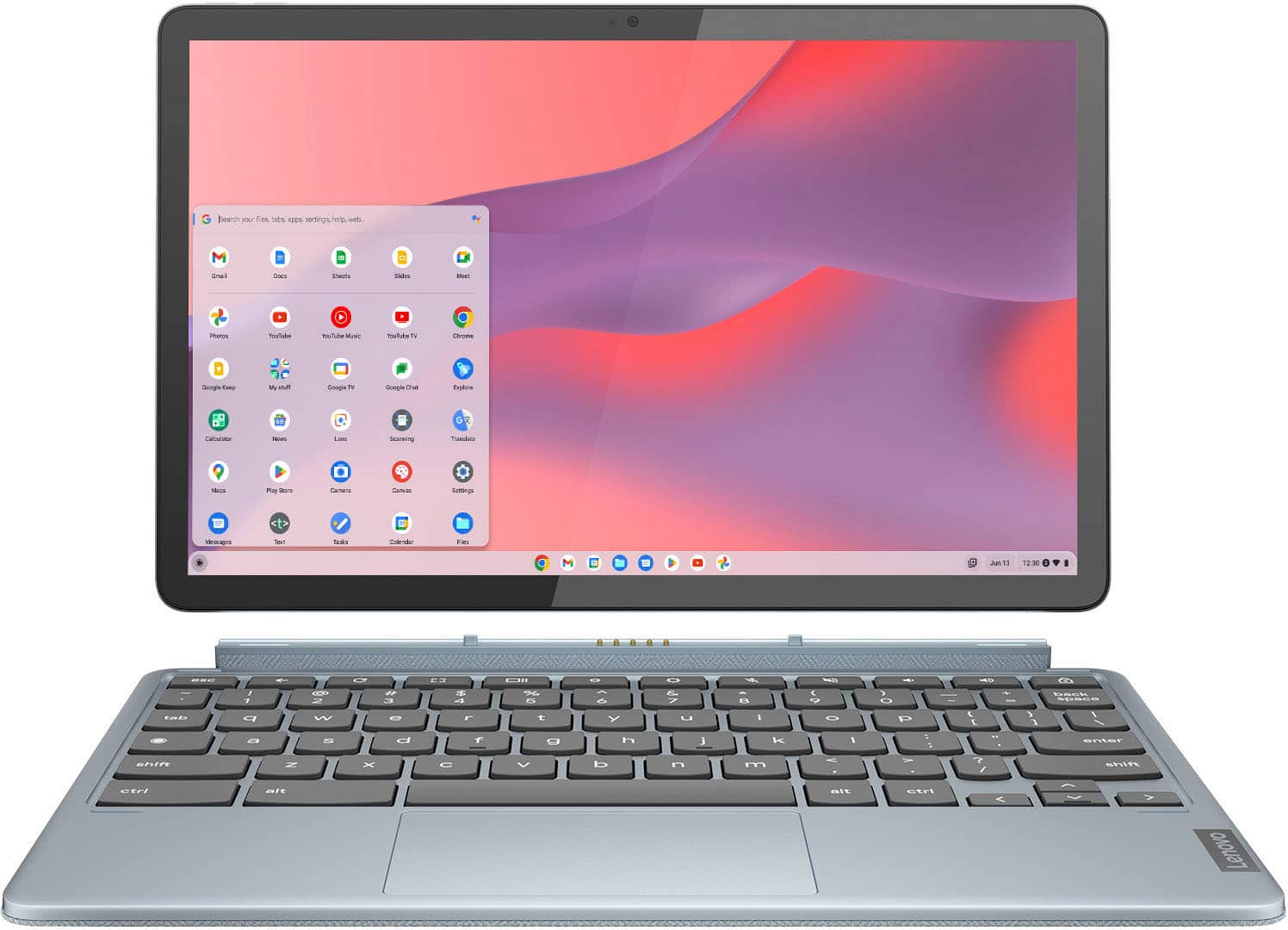 12443.9円秋セール 送料設置無料 IdeaPad Duet Chromebook 4G 128GB