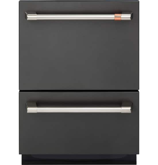 Café 24 Top Control Built-In Double Drawer Dishwasher, Customizable Matte  Black CDD420P3TD1 - Best Buy