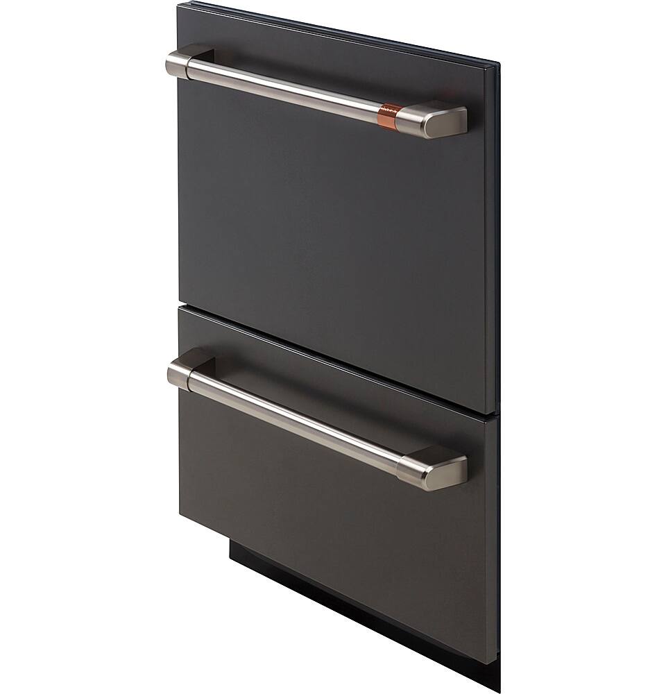 Alt View 11. Café - 24" Top Control Built-In Double Drawer Dishwasher, Customizable - Matte Black.