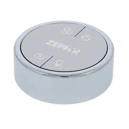 Front. Zephyr - Remote Control Accessory Kit for Range Hoods - Stainless Steel.