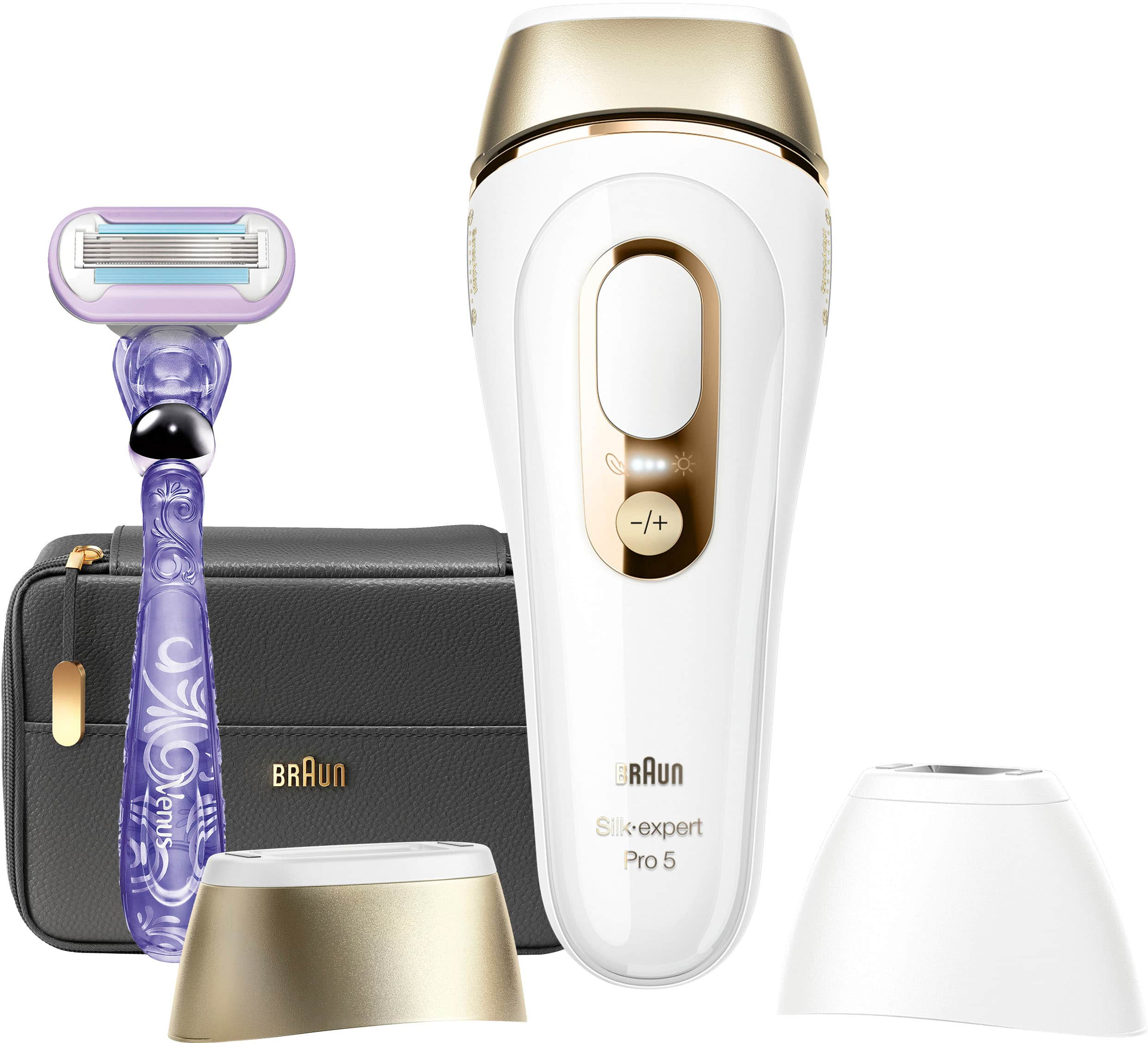 Braun Pro5 PL5147 Women s IPL Hair Removal Kit White Gold PL5147