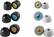 Front. Best Buy essentials™ - Replacement Memory Foam Eartips - Black.