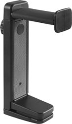 Best Buy essentials™ - Universal Headset Stand with Hanger - Black - Front_Zoom