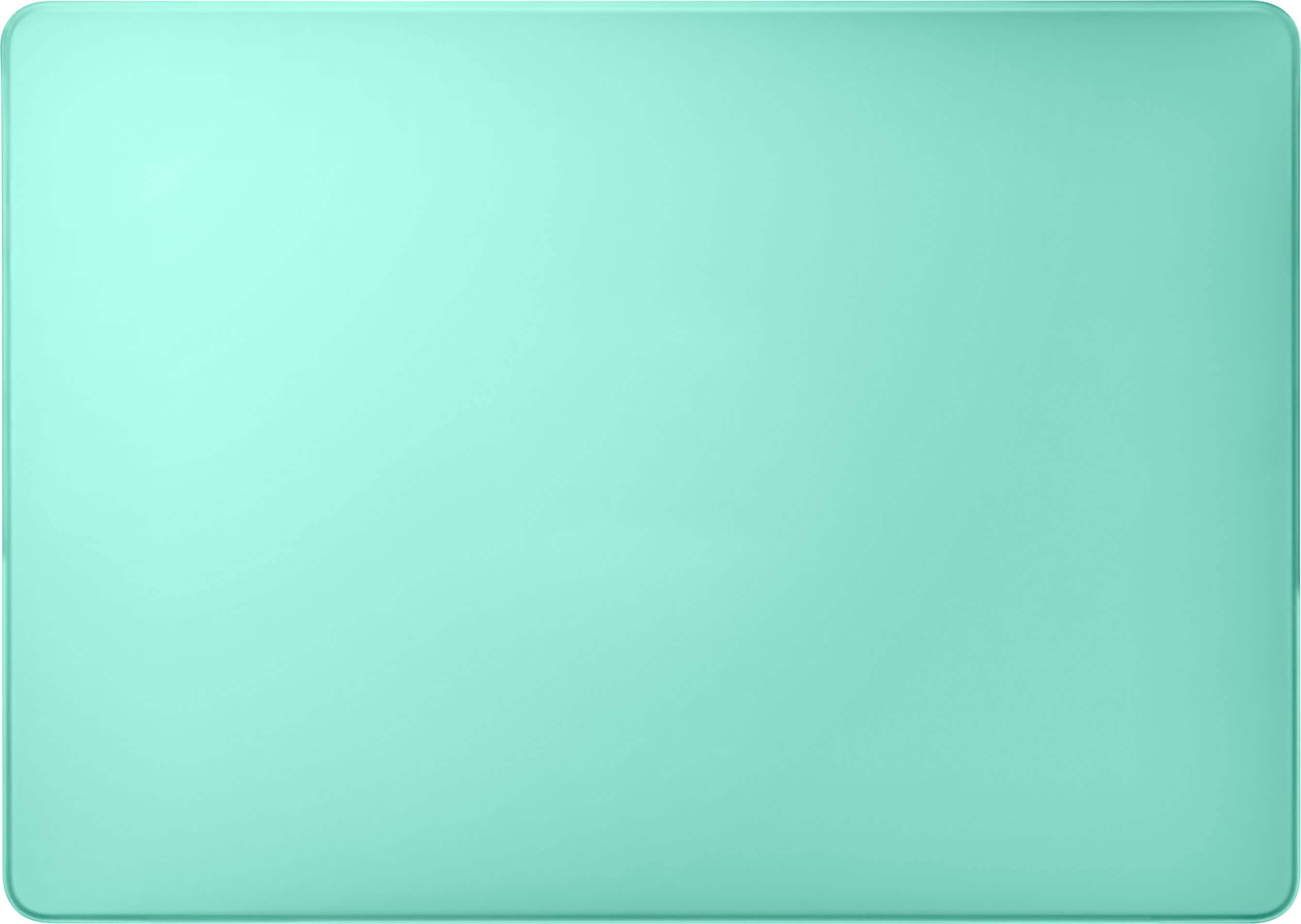 Front. Insignia™ - Hard-Shell Case for 2021 and 2023 MacBook Pro 14” - Frosted Mint Green.