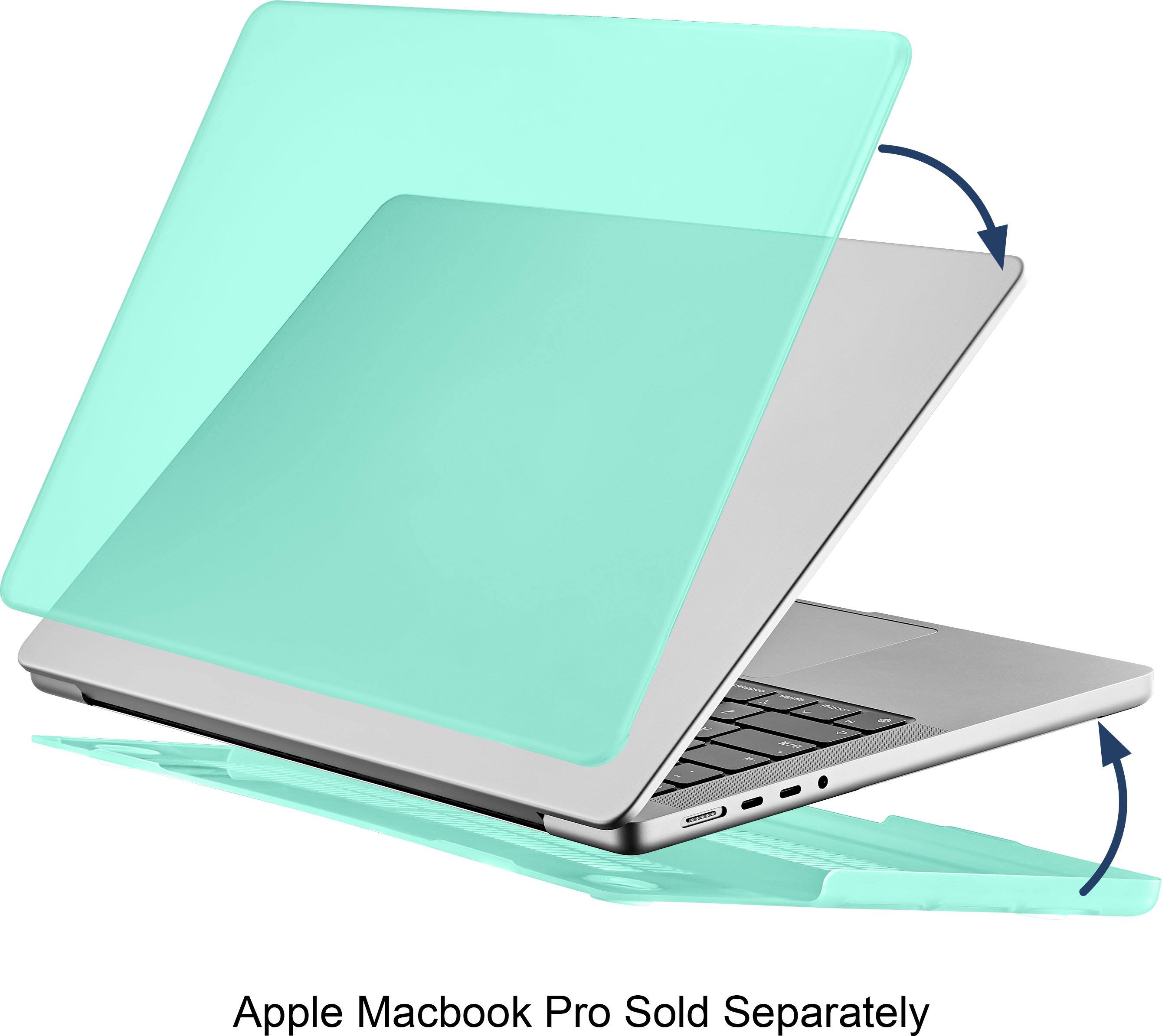 Alt View 18. Insignia™ - Hard-Shell Case for 2021 and 2023 MacBook Pro 14” - Frosted Mint Green.