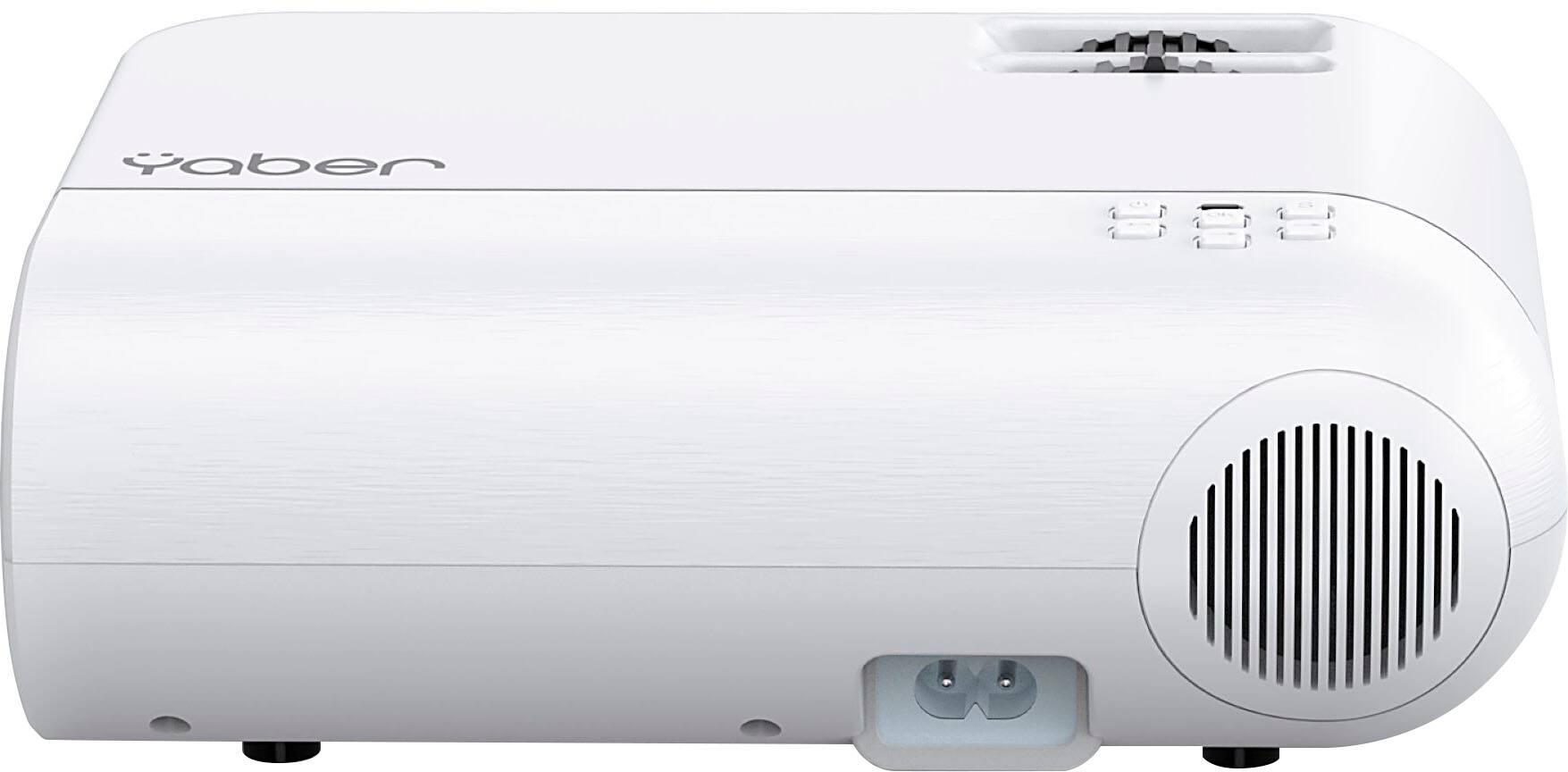 Alt View 10. Yaber - Yaber Buffalo U2 HIFI Stereo Projector with 720P Resolution, WiFi Wireless Screen Mirroring, and Zoom Function - White.