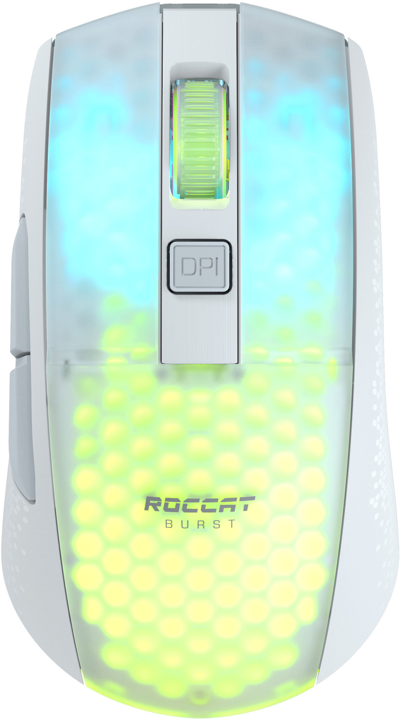 Roccat Burst Pro Air Lightweight Symmetrical Optical Wireless RGB Gaming Mouse with 19K dpi Optical Owl-Eye Sensor, Optical Switches, Titan Wheel