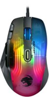 ROCCAT - Kone XP Wired Optical Gaming Ambidextrous Mouse with multi-button design & AIMO RGB lighting - Black - Front_Zoom