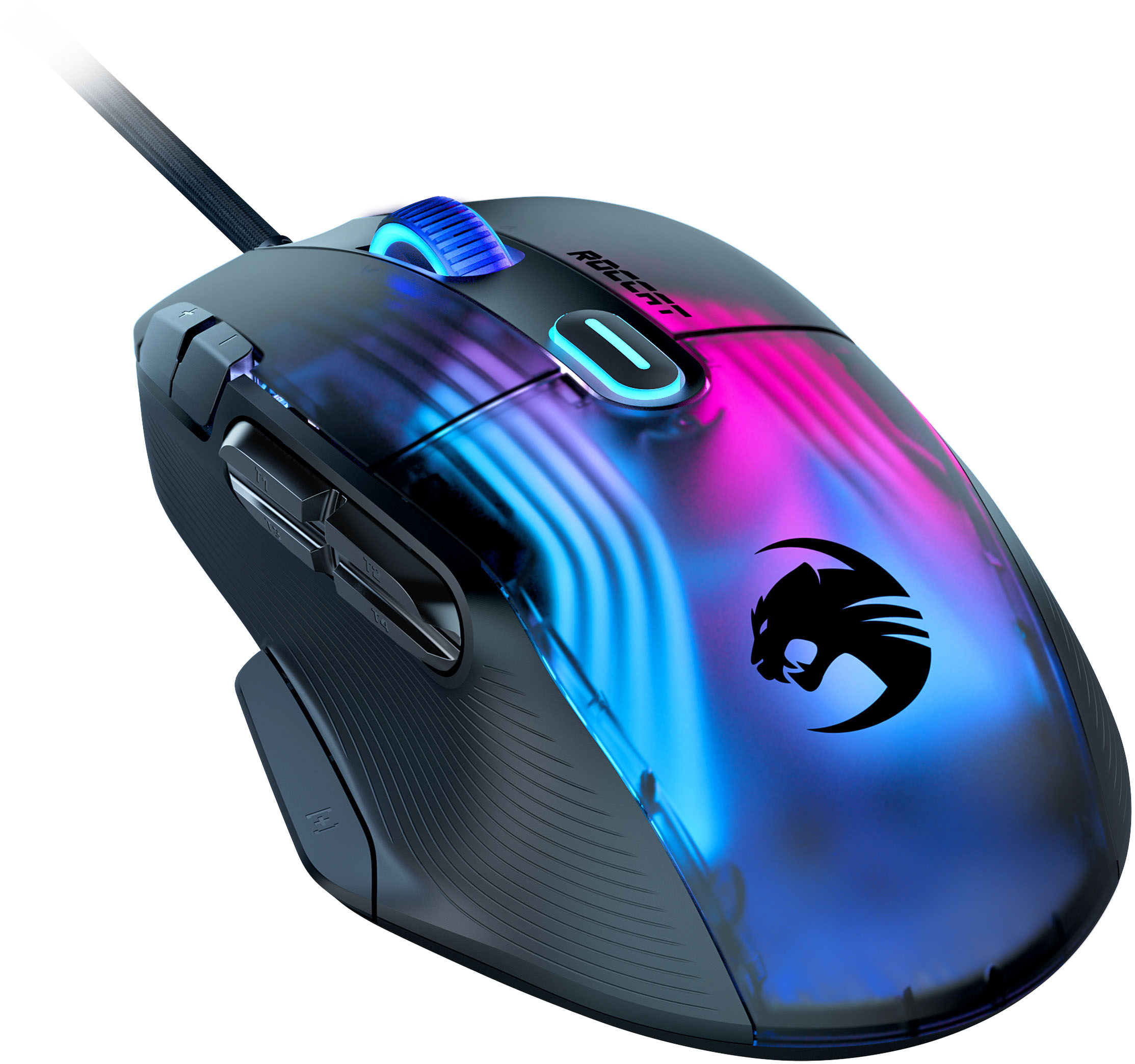  ROCCAT Burst Pro PC Gaming Mouse, Optical Switches, Super  Lightweight Ergonomic Wired Computer Mouse, RGB Lighting, Titan Scroll  Wheel, Honeycomb Shell, Claw Grip, Owl-Eye Sensor, 16K DPI, Black :  Everything Else
