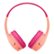 Alt View Zoom 11. Belkin - SoundForm™ Mini Volume-Limited Wireless On-Ear Headphones for Kids - Pink.