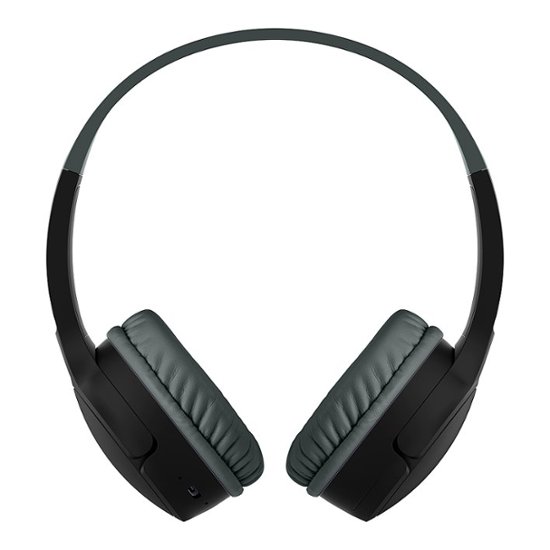 Alt View Zoom 11. Belkin - SoundForm™ Mini Volume-Limited Wireless On-Ear Headphones for Kids - Black.