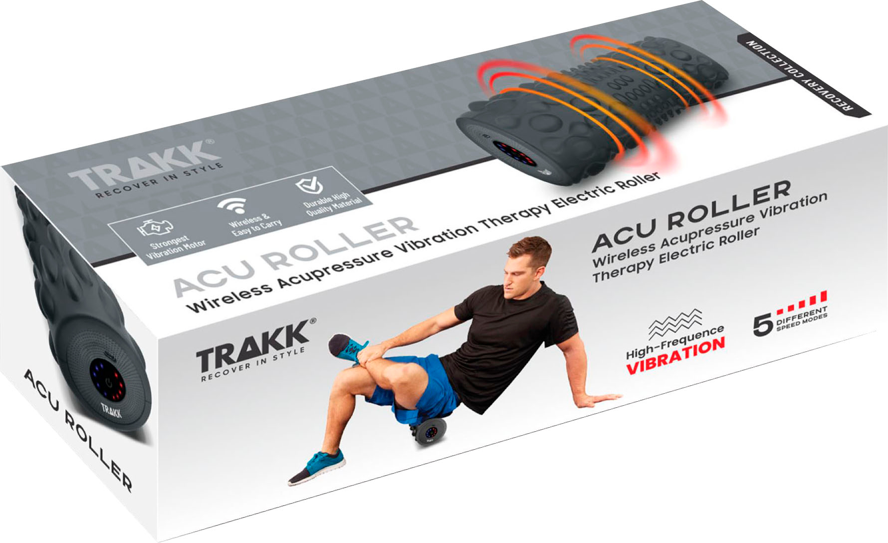TRAKK 3 in 1 Triple Action Back Massage Belt Grey TR-STBKMAS-200 - Best Buy