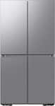 Dacor - 22.8 Cu. Ft. 4-Door French Reveal Door 36" Counter Depth Refrigerator with Beverage Center - Silver Stainless Steel