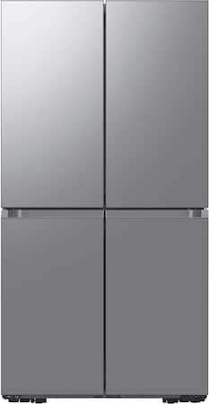 Dacor - 36 in. Wide 22.8 Cu. Ft. 4-Door French Reveal Door 36" Counter Depth Refrigerator with Beverage Center - Silver Stainless Steel