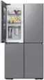Alt View 1. Dacor - 22.8 Cu. Ft. 4-Door French Reveal Door 36" Counter Depth Refrigerator with Beverage Center - Silver Stainless Steel.