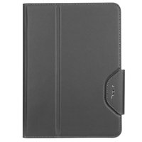 Targus - VersaVu Antimicrobial Classic Case for iPad Air (4th Gen) 10.9" and iPad Pro 11" (3rd, 2nd and 1st Gen) - Black/Charcoal - Front_Zoom