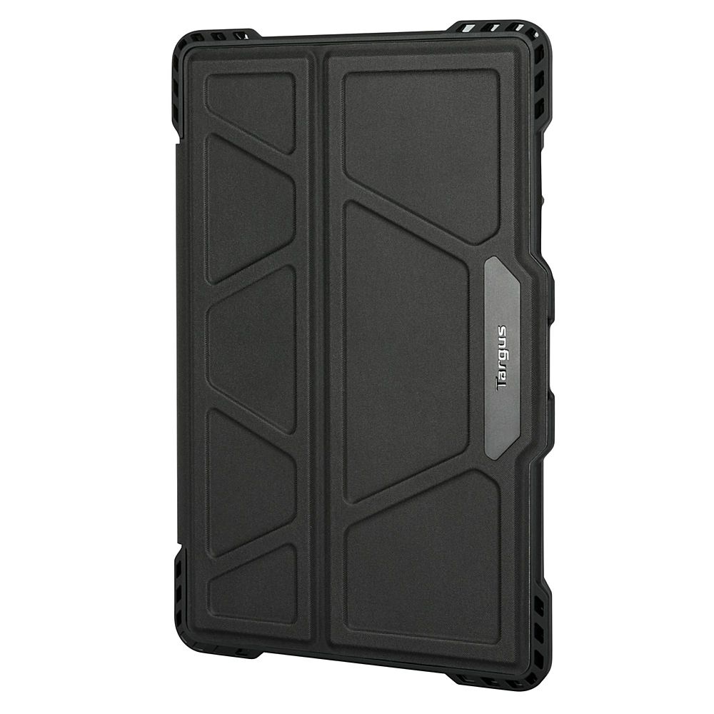 Left View: Targus - Pro-Tek Antimicrobial Case for 10.4" Samsung Galaxy Tab A7 - Black/Charcoal