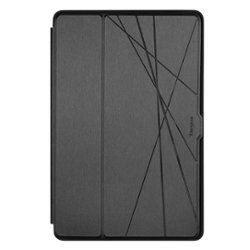 Targus - Click-In Case for 12.4" Samsung Galaxy Tab S7+, Tab S7 FE, and Tab S7 FE 5G - Black/Charcoal - Front_Zoom