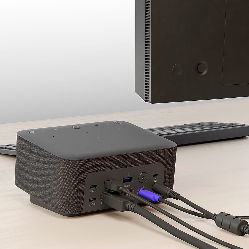 Alt View 15. Logitech - Logi Dock All-in One Laptop Docking Station with Speakerphone for Microsoft Teams - Graphite.