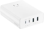 Insignia™ - 140W 4-Port USB and USB-C Desktop Charger Kit for MacBook Pro 16”, Laptops, Smartphone, Tablet, and More - White