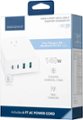 Alt View Zoom 14. Insignia™ - 140W 4-Port USB and USB-C Desktop Charger Kit for MacBook Pro 16”, Laptops, Smartphone, Tablet, and More - White.