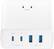 Alt View 12. Insignia™ - 100W 4-Port USB and USB-C Desktop Charger Kit for MacBook Pro, Smartphone, Tablet and More - White.