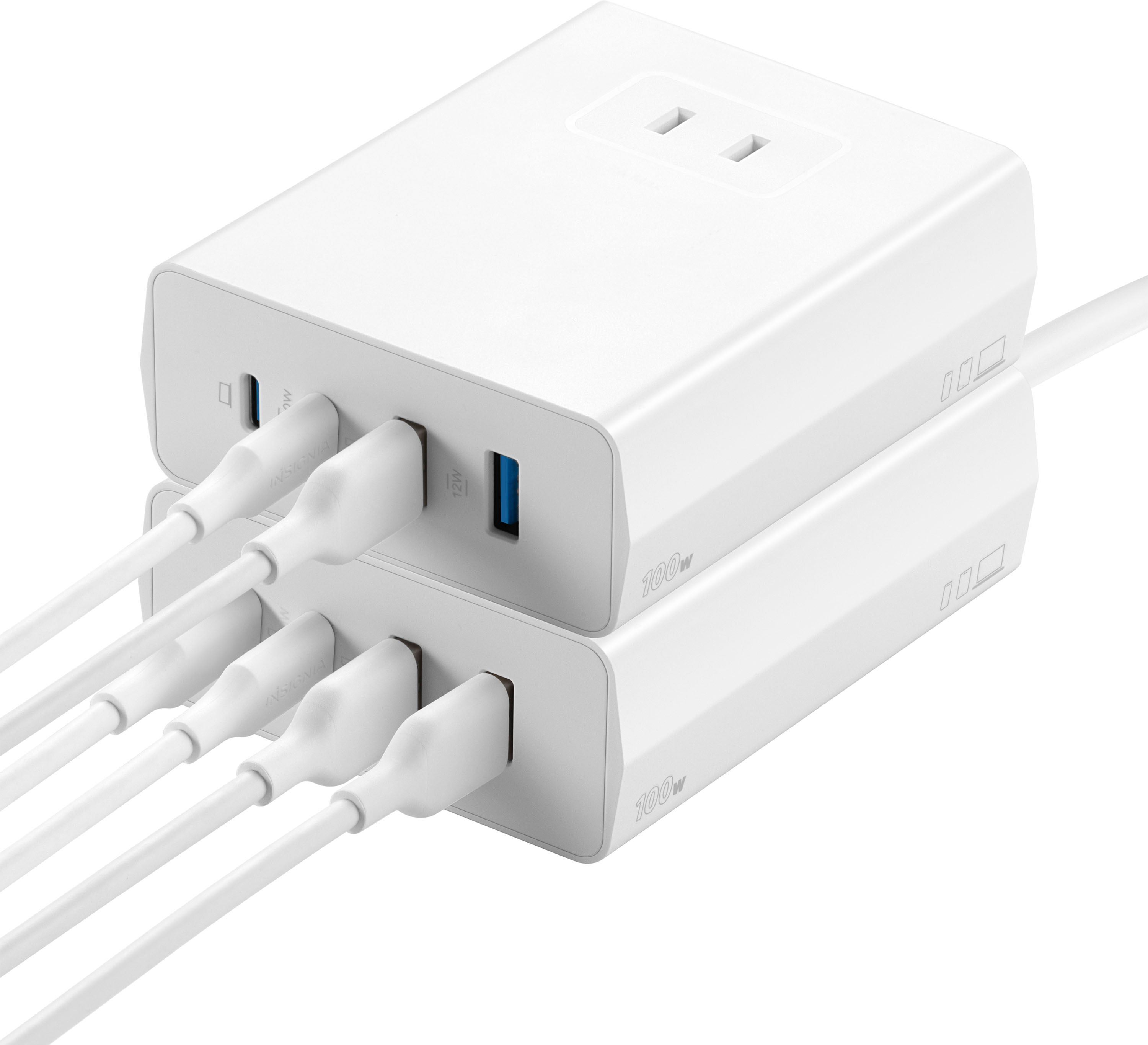 Insignia™ 140W Dual Port USB-C Compact Wall Charger Kit for