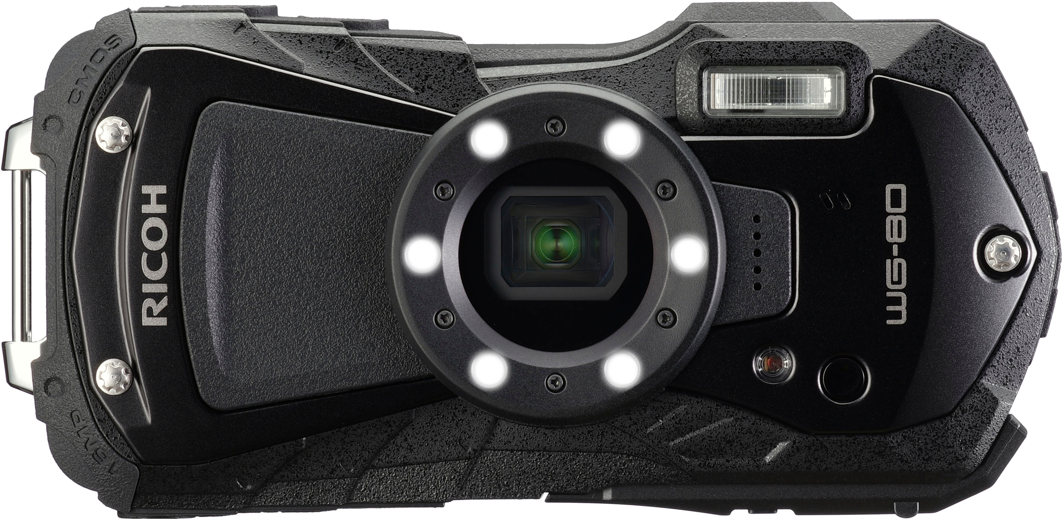 Ricoh WG-80 16.0 Megapixel Waterproof Digital Camera Black 03123 - Best Buy