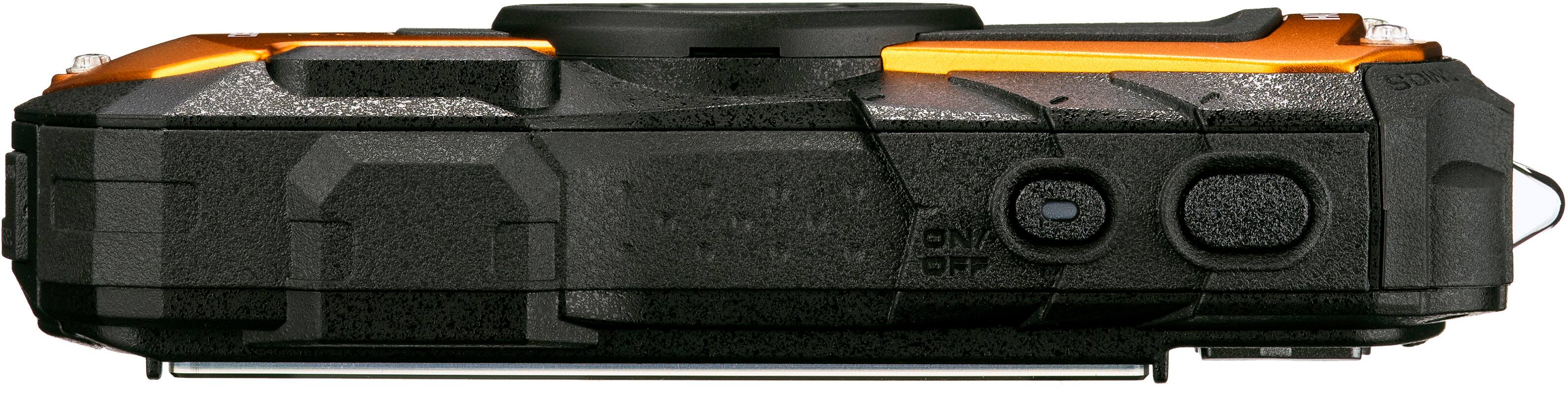 Top. Ricoh - WG-80 16.0 Megapixel Waterproof Digital Camera - Orange.