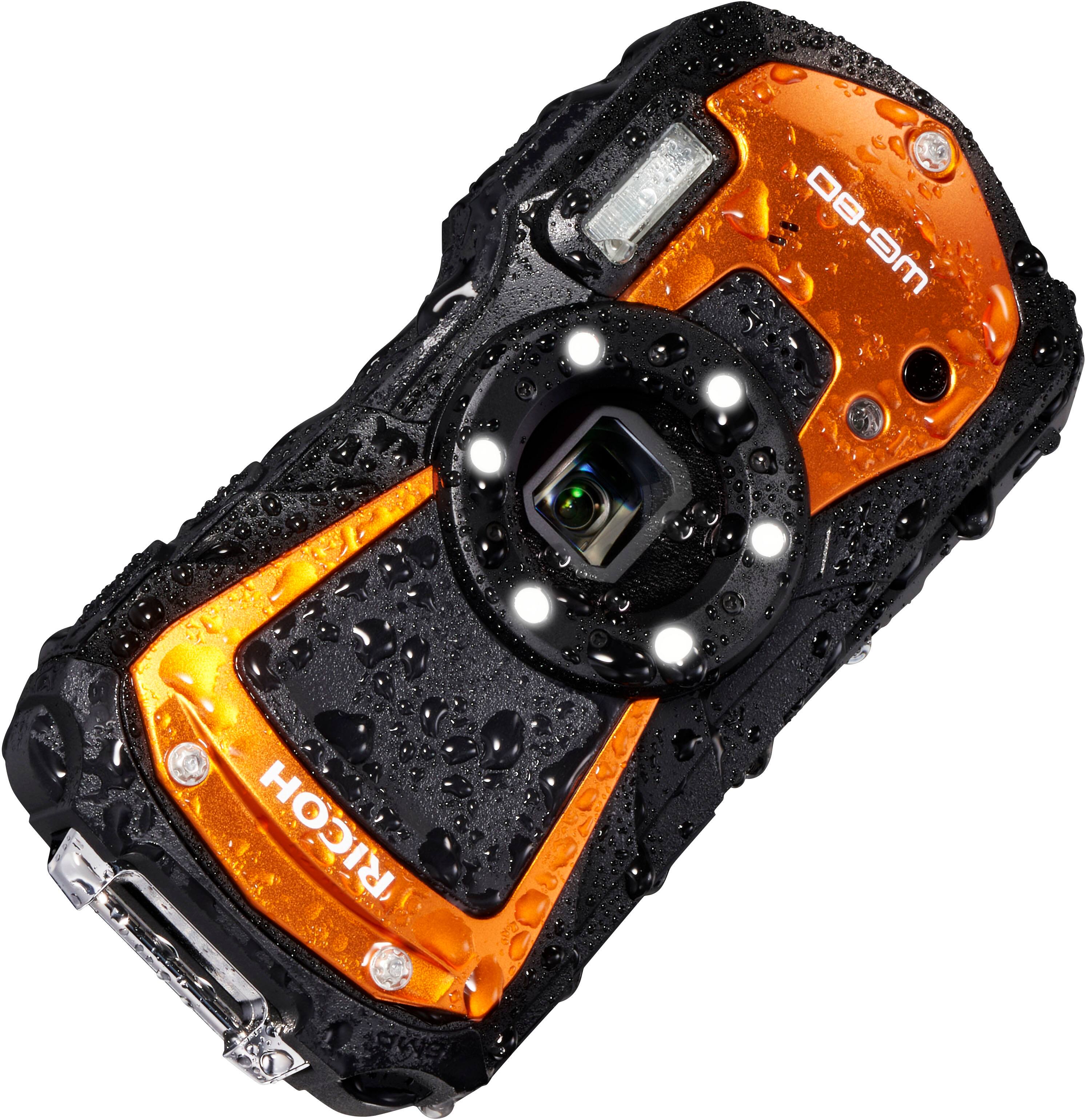 Alt View 11. Ricoh - WG-80 16.0 Megapixel Waterproof Digital Camera - Orange.